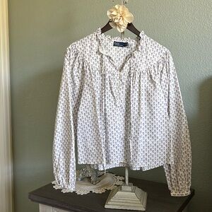Ralph Lauren - Polo Floral cotton Poplin top
